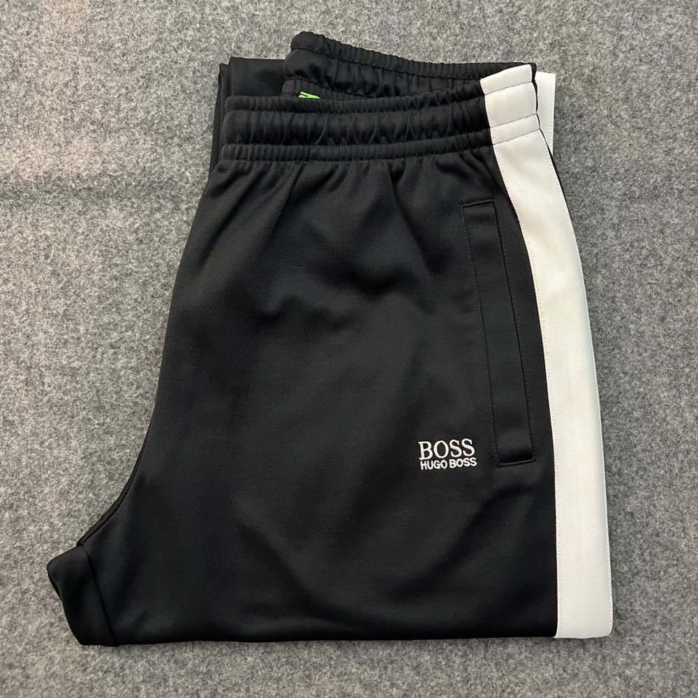 HUGO BOSS "Hainu" Black Track Pants